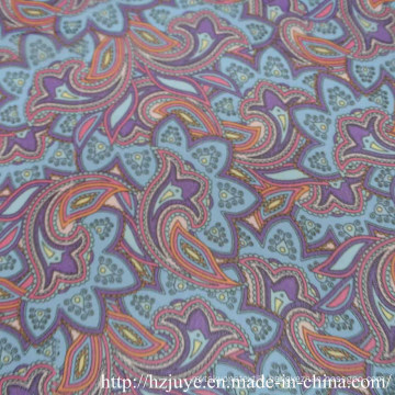 High Twist Polyester Chiffon Fabric with Printing